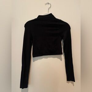 FREE PEOPLE Cropped Seamless Turtleneck